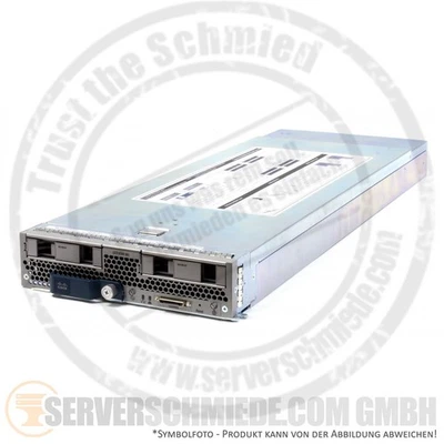 Cisco UCS B200 M3 2x E5-2670 16GB 2x 8GB RAM 600GB HDD UCS VIC 1240 Blade Server - Bild 1 von 4