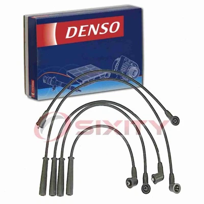 Denso Spark Plug Wire Set for 1968-1974 Saab Sonett 1.5L 1.7L V4 Ignition ng - Image 1 of 4