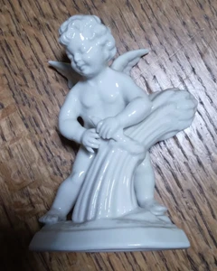 Vintage Dresden Germany Porzellan Engel/Kirschmann Figur - Bild 1 von 4