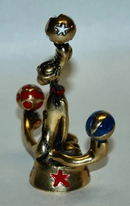 Vtg HUDSON PEWTER Figure CIRCUS PLUTO Gold Plated DISNEY #3862 - Picture 1 of 4