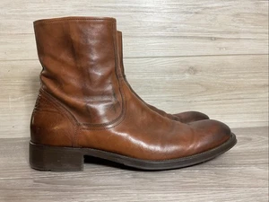 To Boot New York Adam Derrick Hawthorne Beatle Boots Mens Size 12 Brown Leather - Picture 1 of 11