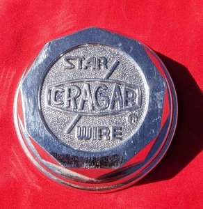VINTAGE Cragar Star Wire Wheel Center Cap Nice USED Condition hubcap - Picture 1 of 4