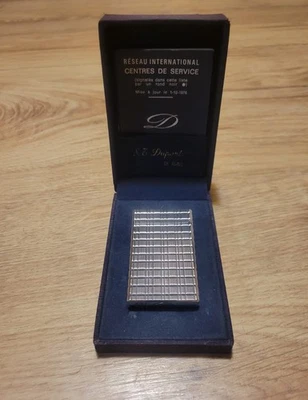 briquet dupont en Argent Entièrement Restauré - Photo 1/4