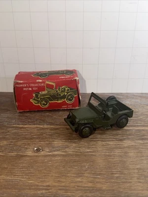 Jeep del ejército Premier Toy Japón #138-89 escala 1/43 sin usar, en caja como nuevo raro Foto 1 de 4