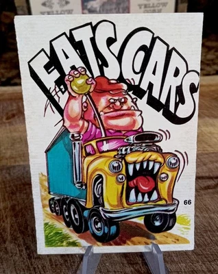 Vintage 1969 Donruss Odd Rods Trading Card Sticker / EATS CARS #66 - Image 1 of 2
