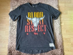 Camiseta gris Under Armour Project Rock Blood Sweat Respect para hombre talla XL - Imagen 1 de 7