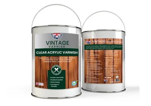 Premium Acryllack von Vintage Varnish - robuste Klarversiegelung Basteln/Möbel - Bild 1 von 2