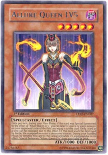 Allure Queen LV5 - CDIP-EN007 - Rare - 1st Edition Near Mint Cyberdark Impact - Image 1 of 1
