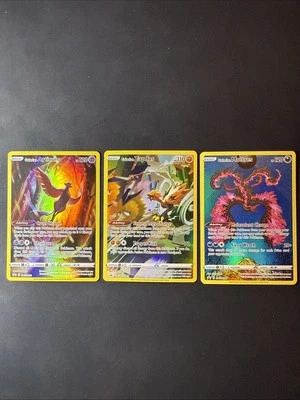 Galarian Articuno, Zapdos, Moltres SWSH 282-284Sword & Shield Promo Cards Set! - Image 1 of 2