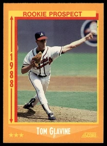 1988 Score #638 Tom Glavine - Picture 1 of 2
