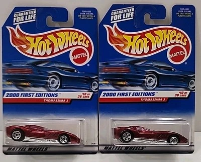 Hot Wheels Lot Of Two 2000 First Editions Thomassima #10 Of 36 Cars - Image 1 of 2