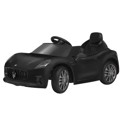 Auto Elettrica Maserati Granturismo 12V Nero con Telecomando e Batteria al Litio - Immagine 1 di 4