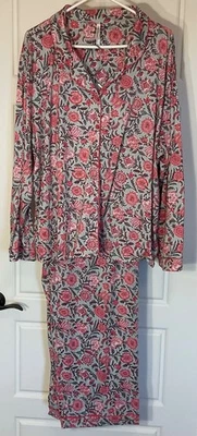 Juego de 2 pijamas florales de manga larga Flora Nikrooz XXL (18/20) Foto 1 de 4