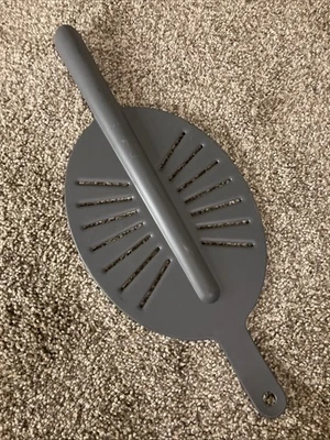 Colador de alimentos Pampered Chef #2406 gris nailon escurridor de olla plana 16" Foto 1 de 4