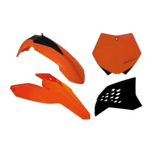 Kit de plásticos Rtech Racetech KTM 450 SX-F SXF 2007-2010 - naranja/negro 75-K126 - Imagen 1 de 2