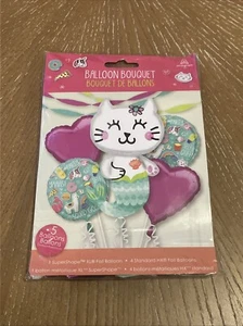 Selfie Celebration Rainbow Unicorn Birthday Party Decoration Mylar Balloons - Picture 1 of 2