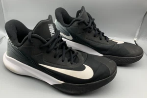 Nike Precision 4 Cushioned Athletic Shoes Men's sz 10.5 Black/ White CK1069-001 - Picture 1 of 7
