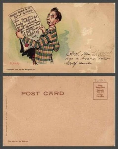 TEMA POSTAL VINTAGE: Golf - Imagen 1 de 1