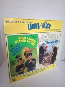 LOST FILMS OF LAUREL AND HARDY ( LASER DISC ,1928/1929) RARE - Picture 1 of 2