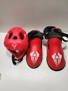 kwon mma sparring traning gear RED youth large - Picture 1 of 5