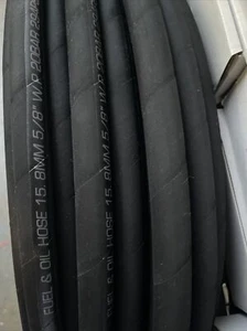 -10AN 5/8” TWIST LOCK BLACK HOSE Fuel 290 PSI Fuel Oil E85 capable Series 500 - Picture 1 of 2