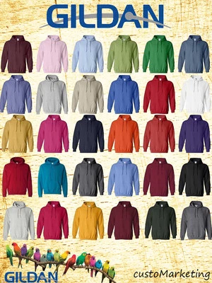 GILDAN Plain HOODIE Heavy Blend BLANK Hooded Sweatshirt 18500 S-5XL Hoodies - Image 1 of 3