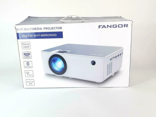 NEW UNOPENED WIFI PROJECTOR FANGOR BUNDLE F-505 GREAT DEAL  - Image 1 of 1