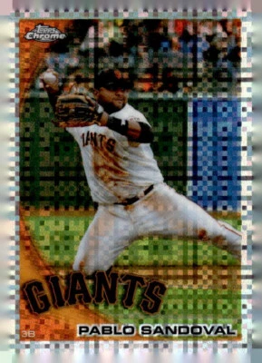 2010 Topps Chrome X-Fractors #62 Pablo Sandoval - Image 1 of 2
