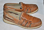 SPERRY TOP-SIDER Women`s 8 1/2 M BROWN LEATHER BOAT YACHT Comfy SHOES