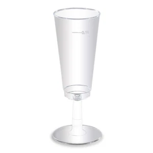 6 Einweg Champagnergläser 100ml Sektgläser Sekttulpe Cocktail Kelch Sektfontaine - Bild 1 von 1