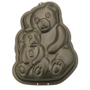 Lalelu Mamabär mit Baby Städter Metall Backform Motivbackform Teddy Kuchen - Bild 1 von 3