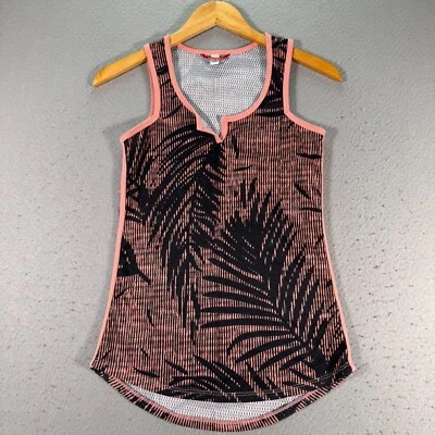 Camiseta sin mangas Unionbay de malla floral para mujer pequeña rosa cómoda activa informal transpirable Foto 1 de 4