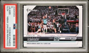 PSA 10 Sabrina Ionescu 2024 Panini Instant #270 WNBA Finals Game Winner PR #/319 - Picture 1 of 3
