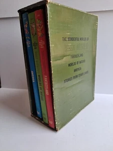 1965 The Wonderful Worlds Of DISNEY box Set *missing 1 Book* - Picture 1 of 10