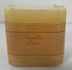 Victoria’s Secret Garden Vanilla Lace Scented Hand Poured Candle Vintage - Picture 1 of 6