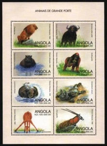 Angola 1998 - Mi-Nr. 1237-1244 ** - MNH - KLB - Animales salvajes / Animales salvajes - Imagen 1 de 1