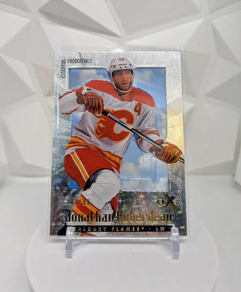2023-24 UD Skybox EX-2000- Essential Credentials- Jonathan Huberdeau 01/99 #12 - Image 1 of 1