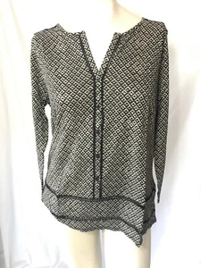 Lucky Brand Womens Black Blouse  - Picture 1 of 6