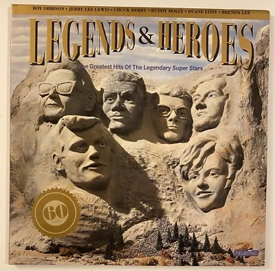 Legends & Heroes Vinyl LP record  The Greatest Hits of the Rock & Roll Stars 50s - Image 1 of 3