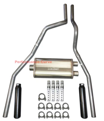 04-08 Ford F150 Camión Mandril Doble Escape Doblado con Silenciador MagnaFlow 5x11x22 Foto 1 de 3