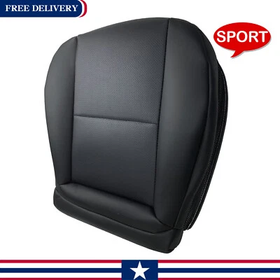 Cubierta de asiento inferior de cuero negra para conductor delantero negra para Mercedes Benz GLK350 2008-2015 Foto 1 de 4