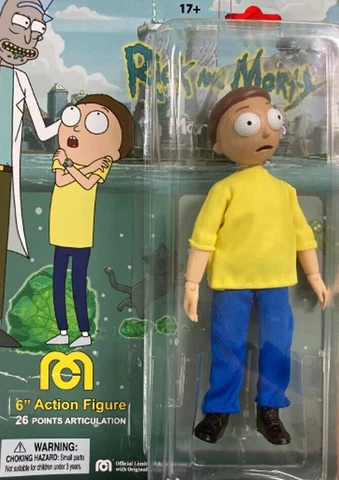 Morty Smith Rick and Morty Mego Action Figure Cover