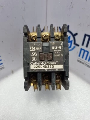 Contacteur Cutler-Hammer C25DND330 30 AMP Série C1 104-120V 50-60Hz 9-2741-1 - Photo 1/4