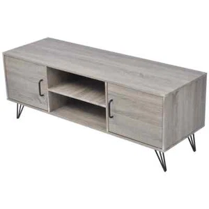 vidaXL TV Cabinet 120x40x45 cm Grey - Picture 1 of 5