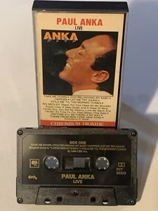 Paul Anka Live (1984 Cassette Tape) - Picture 1 of 2