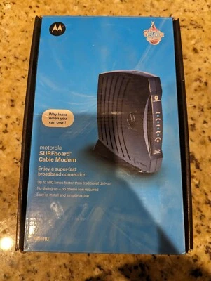 Motorola SURFboard Cable Modem SB5101U with Power Cord - Image 1 of 2