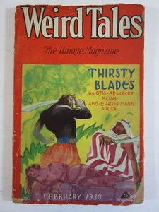Weird Tales, Feb. 1930 GD/VG Hugh Rankin Cover! Robert E. Howard Ghost Story! - Picture 1 of 5