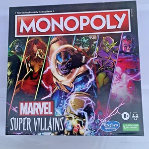 Monopoly Marvel Super Villains Edition gioco da tavolo sigillato - Foto 1 di 9