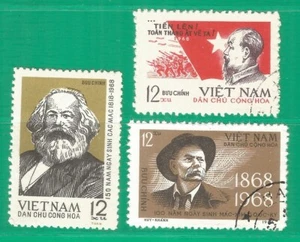 Vietnam 1968 used stamps Historical Figures - Picture 1 of 1