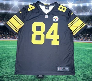 Antonio Brown #84 Pittsburgh Steelers Nike Team Apparel Jersey Sz XL Preowned - Picture 1 of 12